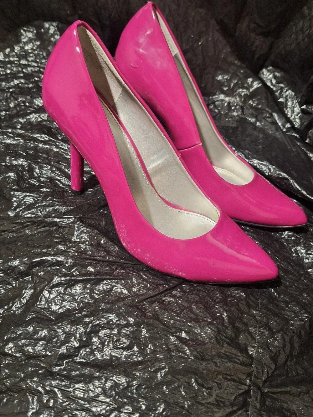 Classic Women's Pointed-Toe High Heels in Hot Pink